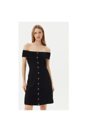 Rochie dama  251-RMELDO - Viscoza/Poliamida - Negru