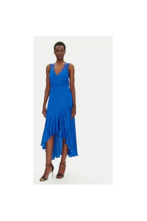 Rochie dama  251-RORLA - Poliester - Albastru