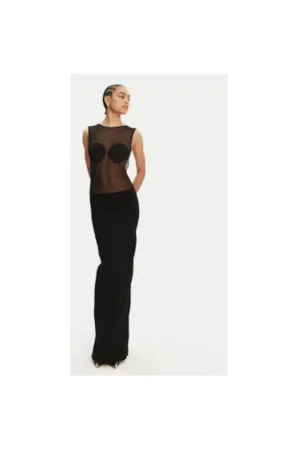 Rochie dama  25E251KN5922434 - Viscoza/Poliester - Negru