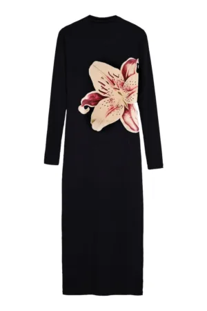 Rochie dama  25SWVKX1 - Viscoza/Elastan - Negru