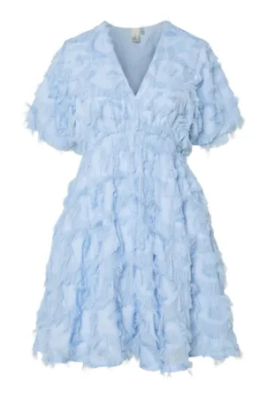 Rochie dama  26037234 - Poliester reciclat - Albastru deschis