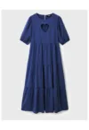 Rochie dama -  301494546 - Lyocell - Albastru marin