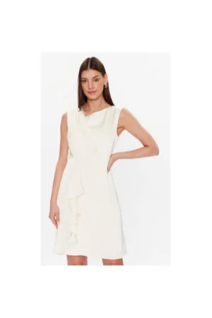 Rochie dama - 301509370 - Poliester - Bej