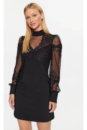 Rochie dama - 301615798 - Bumbac/Poliester - 36 EU - Negru