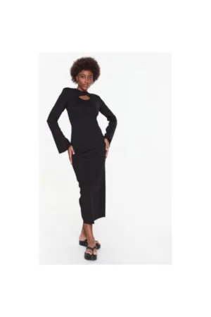 Rochie dama -  301635222 - Viscoza/Poliamida - Negru