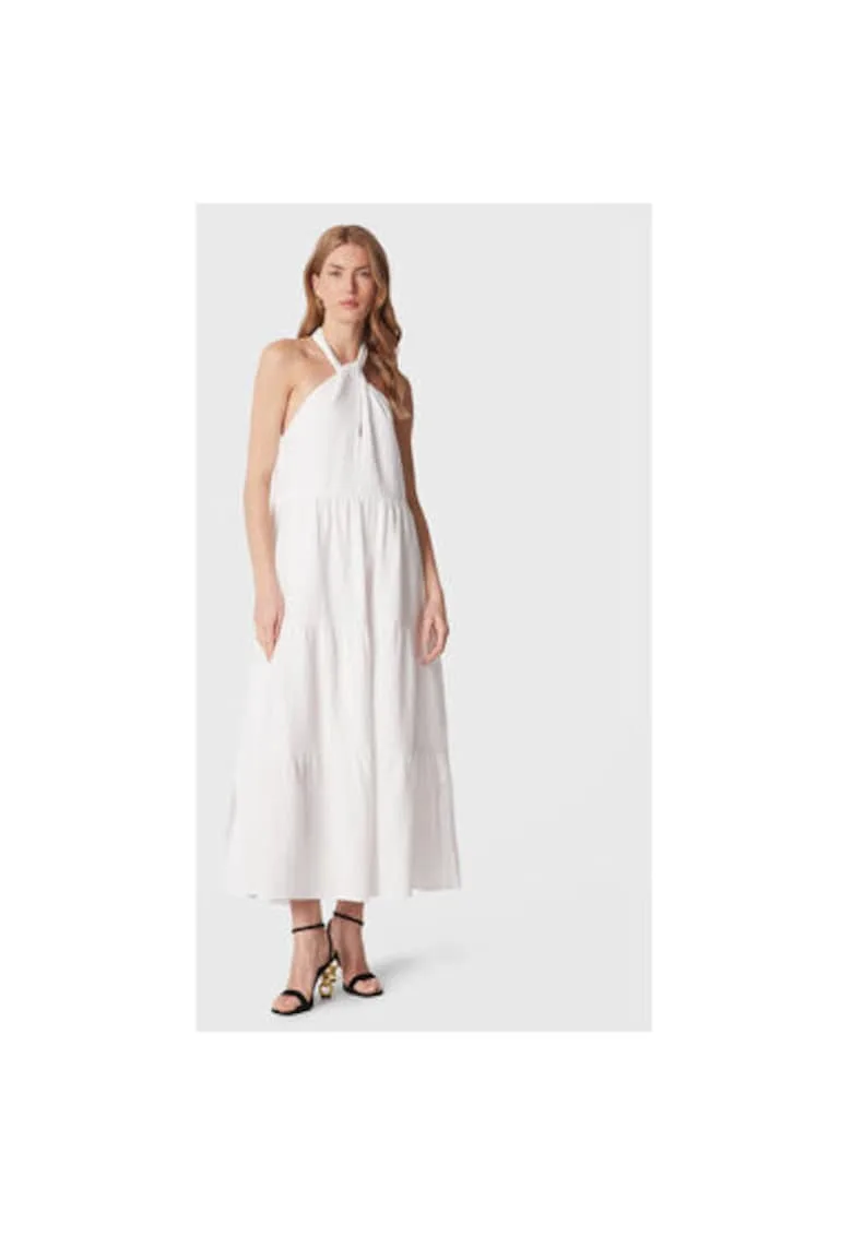 Rochie dama - 301895749 - Bumbac - Alb