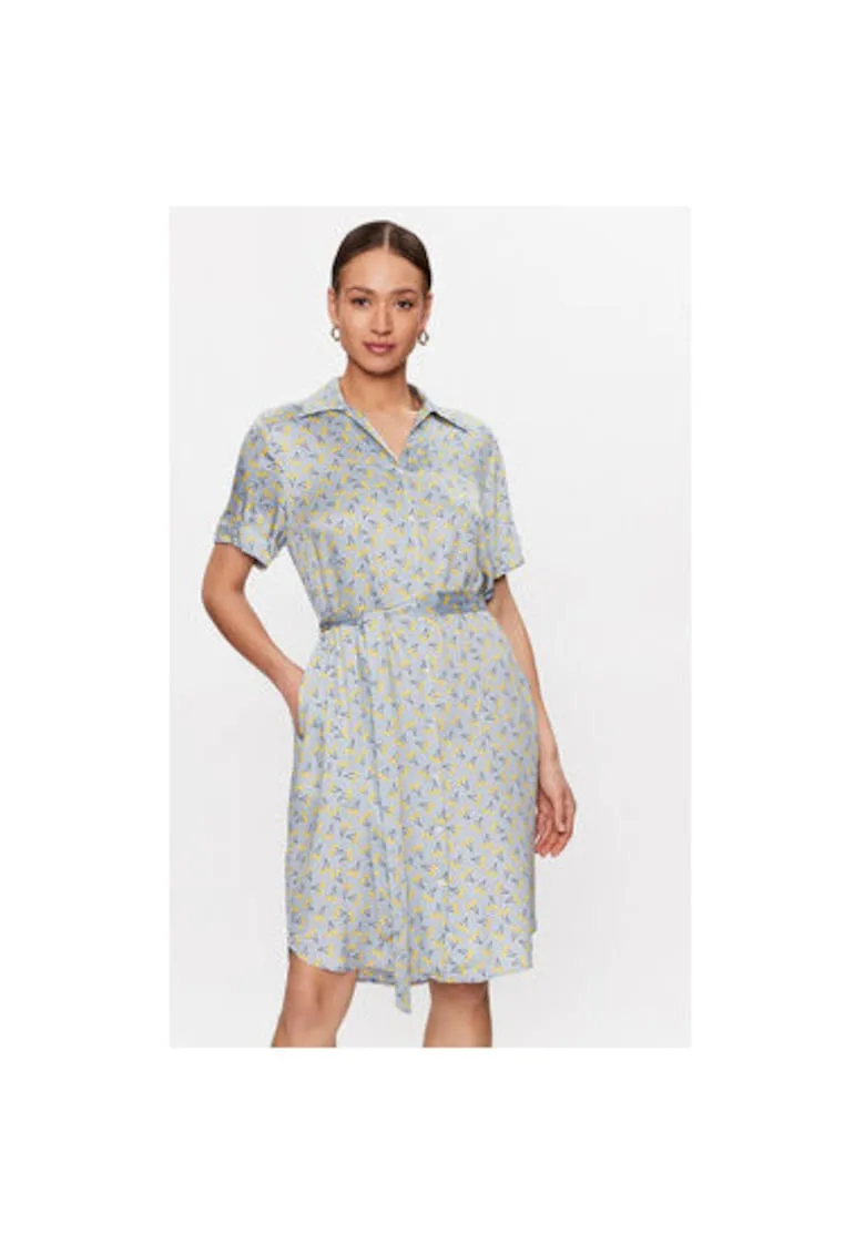 Rochie dama - 302111848 - Viscoza - Albastru