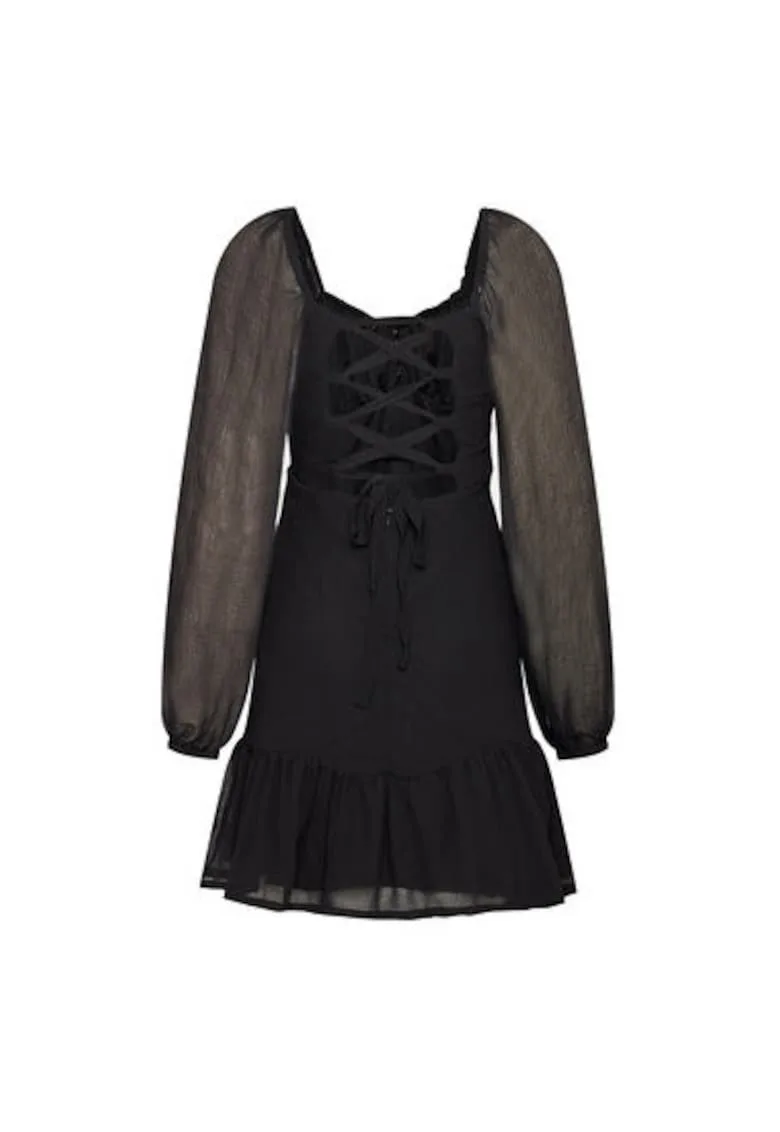 Rochie dama - 302147304 - Poliester reciclat - 48 EU - Negru