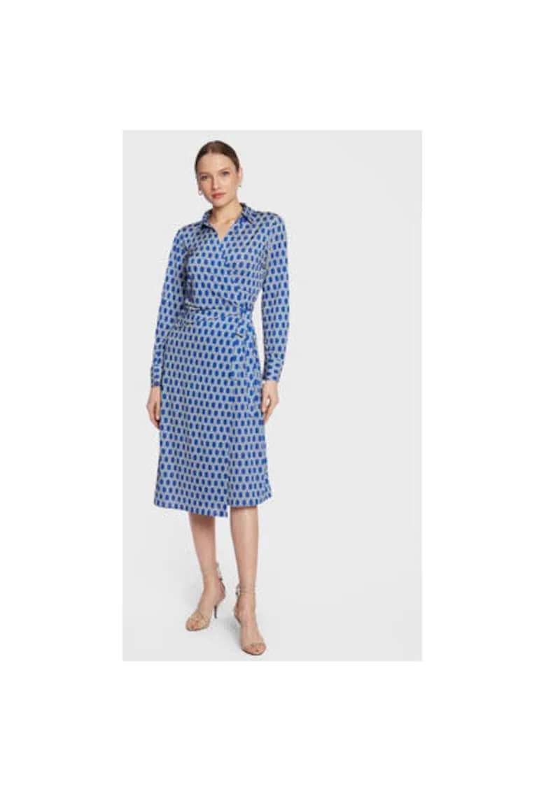 Rochie dama - 302354351 - Poliester - Albastru