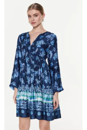 Rochie dama -  302354689 - Viscoza - Albastru