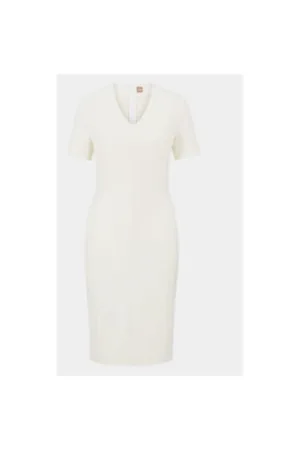 Rochie dama - 302401345 - Viscoza/Poliester - Bej