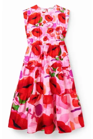 Rochie dama - 302487721 - Bumbac - Roz