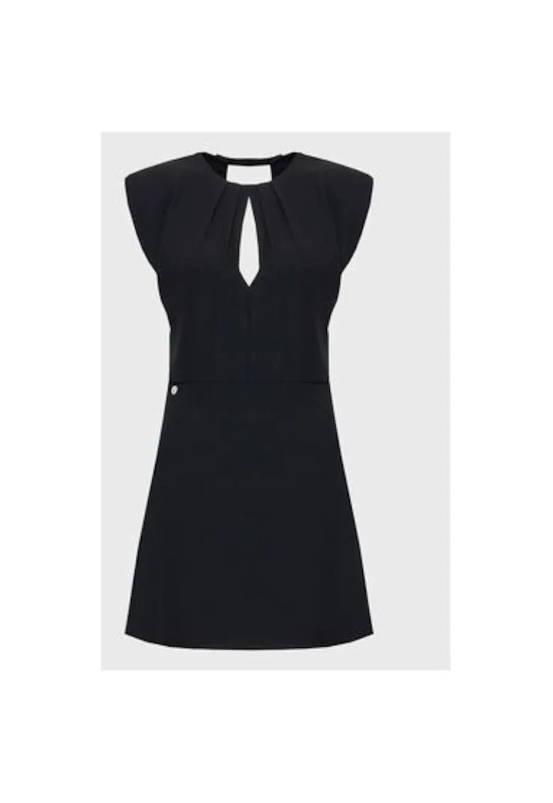 Rochie dama - 302819508 - Poliester - Negru