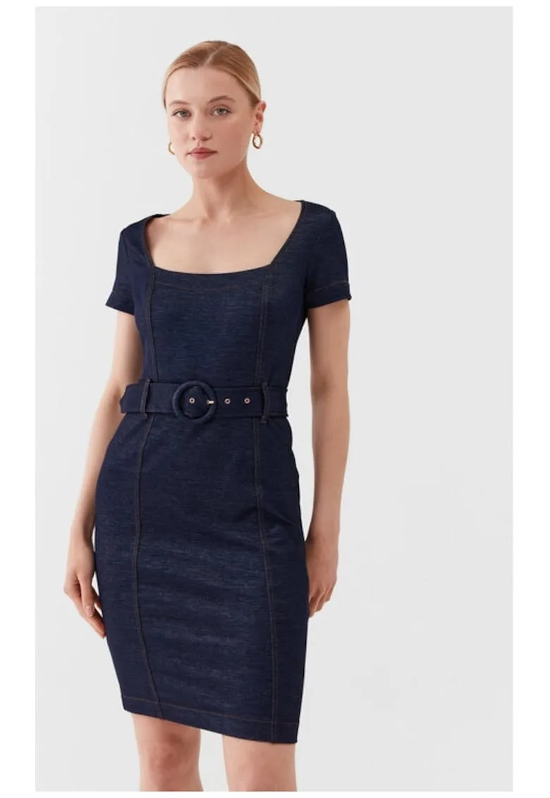 Rochie dama - 302877096 - Bleumarin - Viscoza