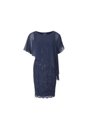Rochie dama - 302950416 - Poliester - Albastru