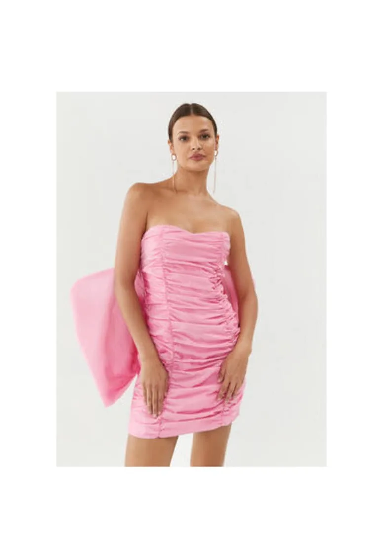 Rochie dama - 303192495 - Acetat - Roz