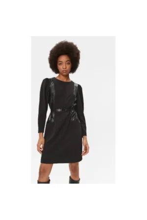 Rochie dama - 303206772 - Poliester/Poliester reciclat - Negru