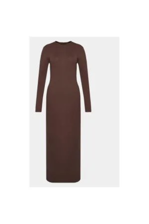 Rochie dama - 303347871 - Bumbac - Maro