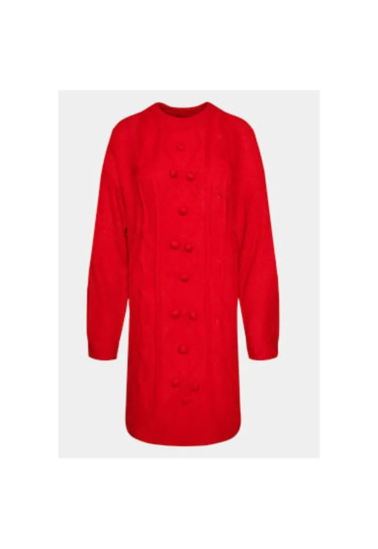 Rochie dama - 303350116 - Acril - Rosu