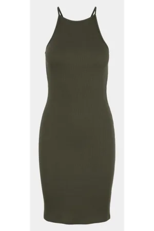 Rochie dama - 303432799 - Verde - Poliester