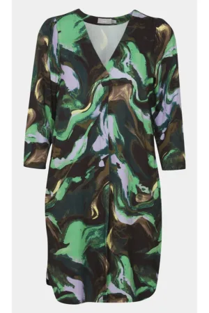 Rochie dama -  303452056 - Verde - Poliester