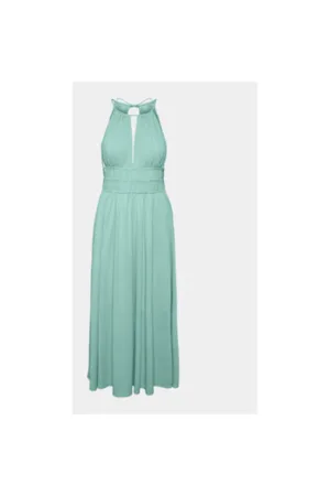 Rochie dama - 303452315 - Verde - Poliester