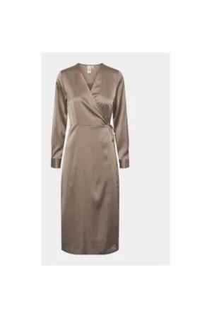 Rochie dama - 303481438 - Poliester reciclat/Poliester - Bej