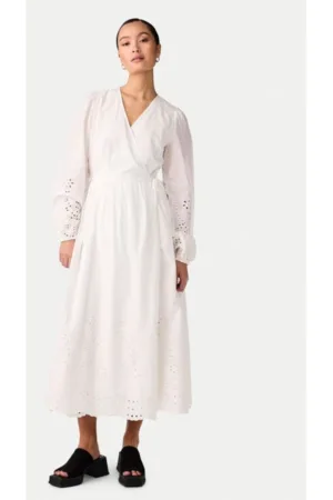 Rochie dama - 303481544 - Alb - Bumbac