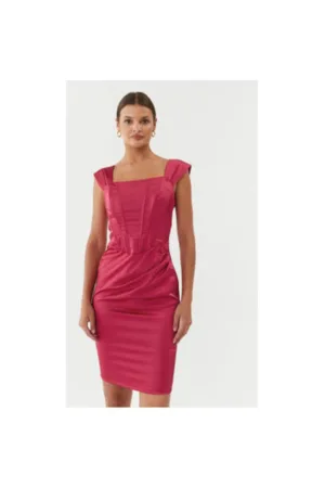 Rochie dama - 303496982 - Poliester - Roz