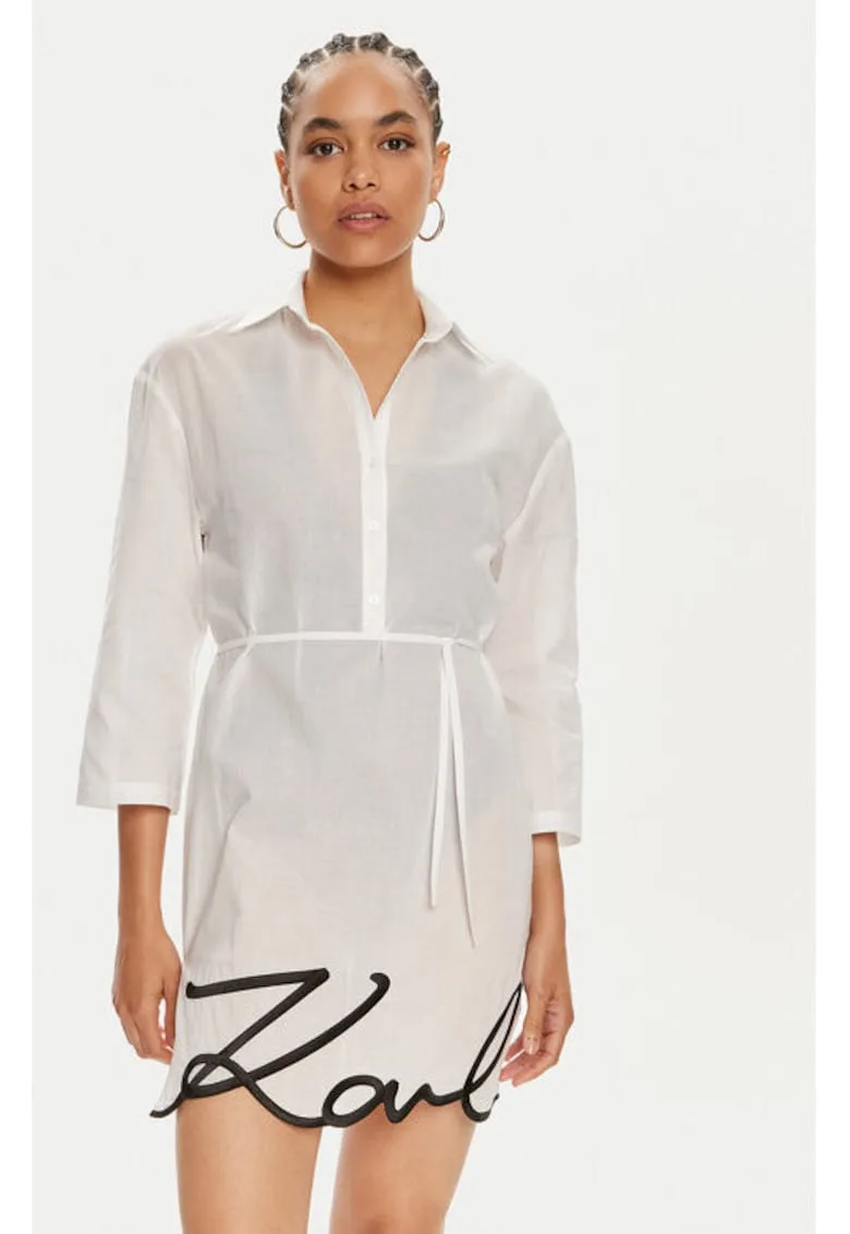 Rochie dama -  303497781 - Bumbac - Alb