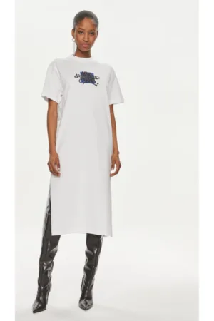 Rochie dama -  303497972 - Bumbac organic - Alb