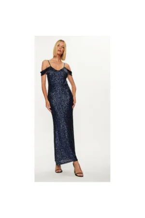 Rochie dama - 303502171 - Poliester - M INTL - Albastru