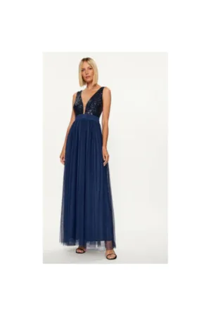 Rochie dama - 303502195 - Poliester - Albastru