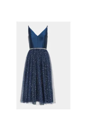Rochie dama - 303551902 - Poliester - Albastru