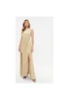Rochie dama -  303585815 - Poliester - Auriu