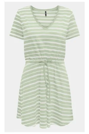 Rochie dama - 303603373 - Verde - Bumbac
