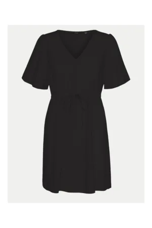 Rochie dama - 303612320 - Negru - Viscoza