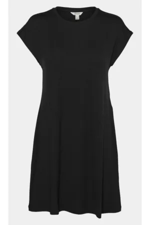 Rochie dama - 303613082 - Negru - Lyocell