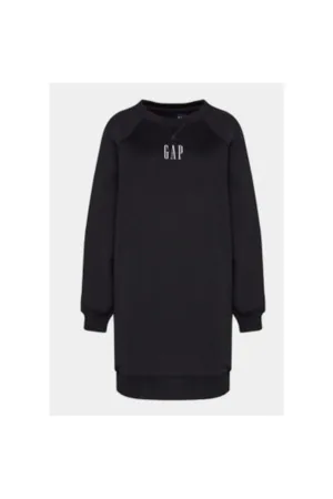 Rochie dama - 303615987 - Bumbac/Poliester - Negru