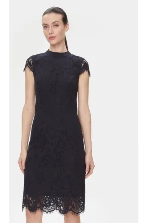Rochie dama - 303619435 - Bumbac/Poliamida - Albastru