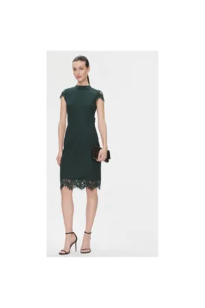 Rochie dama - 303619459 - Bumbac/Poliamida - Verde