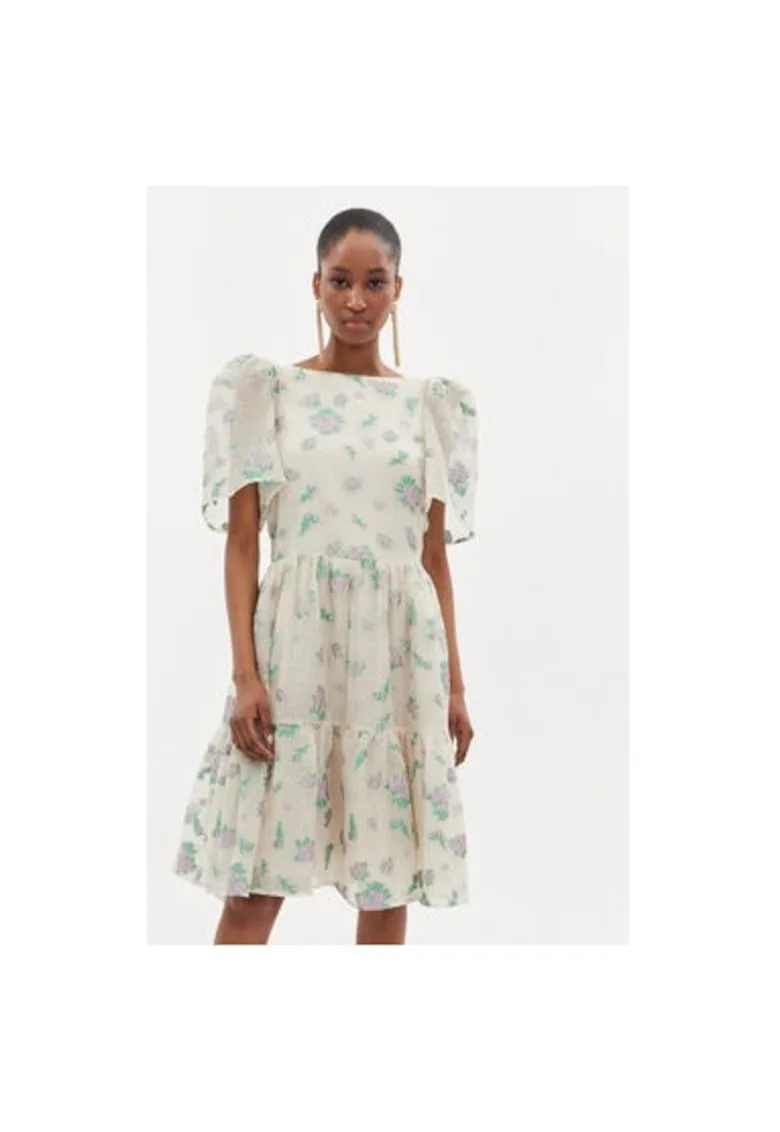 Rochie dama - 303620004 - Poliester/Poliamida - Bej