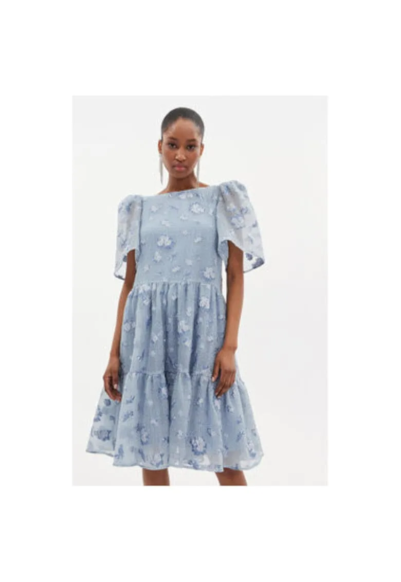 Rochie dama - 303620011 - Poliester/Poliamida - Albastru