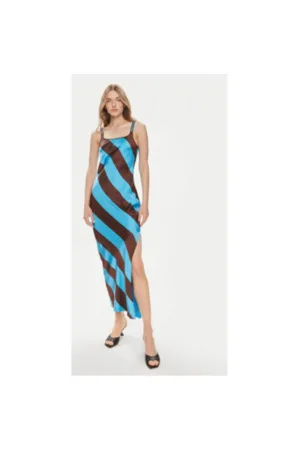 Rochie dama - 303646547 - Poliester reciclat - Maro