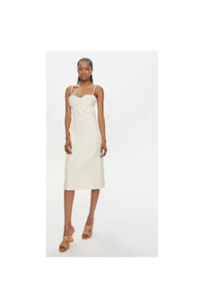 Rochie dama - 303646608 - Bumbac/In - Bej