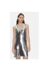 Rochie dama -  303646615 - Poliester - Argintiu