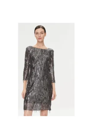 Rochie dama - 303666514 - Poliester - XS INTL - Negru