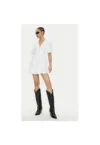 Rochie dama -  303680022 - Alb - M INTL - Bumbac