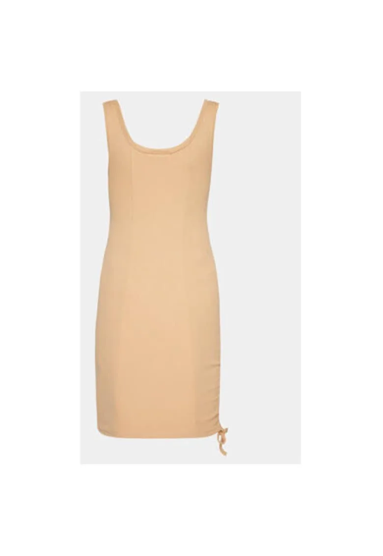 Rochie dama - 303683955 - Bumbac - Bej