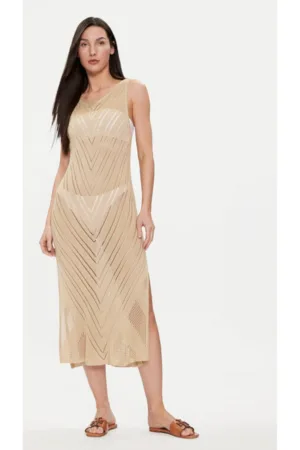 Rochie dama -  303690182 - Viscoza - Bej